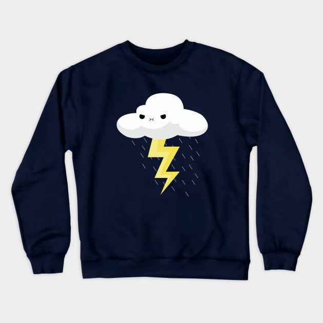 Angry weather Crewneck Sweatshirt by DoctorBillionaire